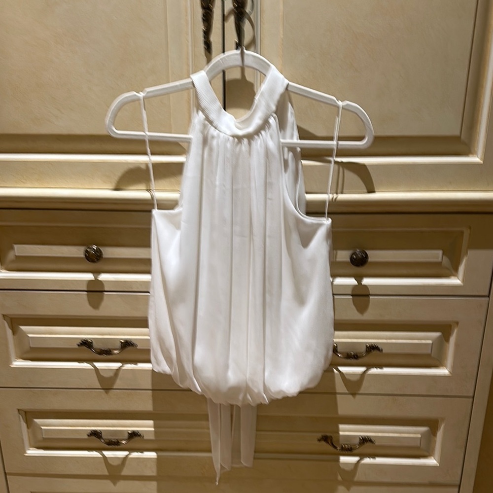 NWT Alice & Olivia White Blouse S